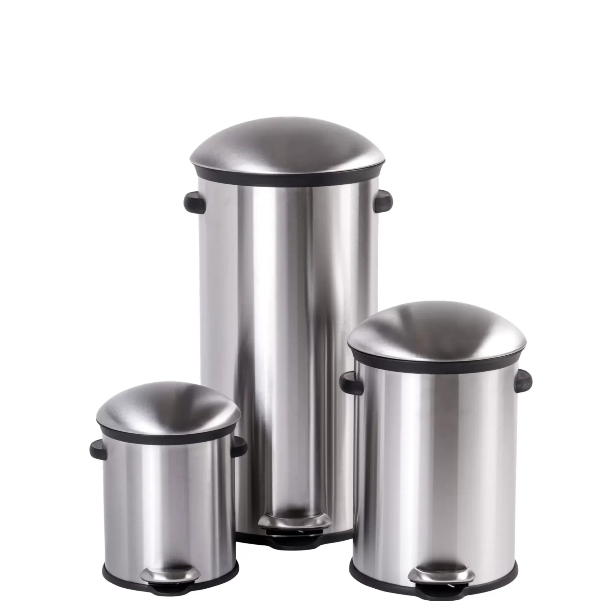 Elegance Cubo Con Pedal 30L Plateado