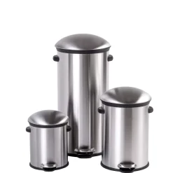 Elegance Cubo Con Pedal 30L Plateado