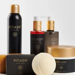 Escape Black Oudh Espuma De Ducha En Botella Negro Negro