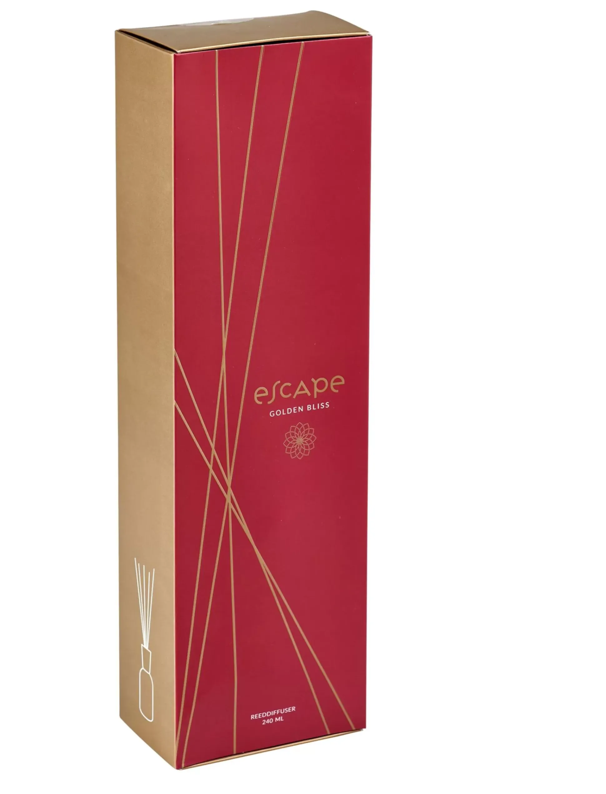 Escape Golden Bliss Aceite Perfumado Dorado, Burdeos