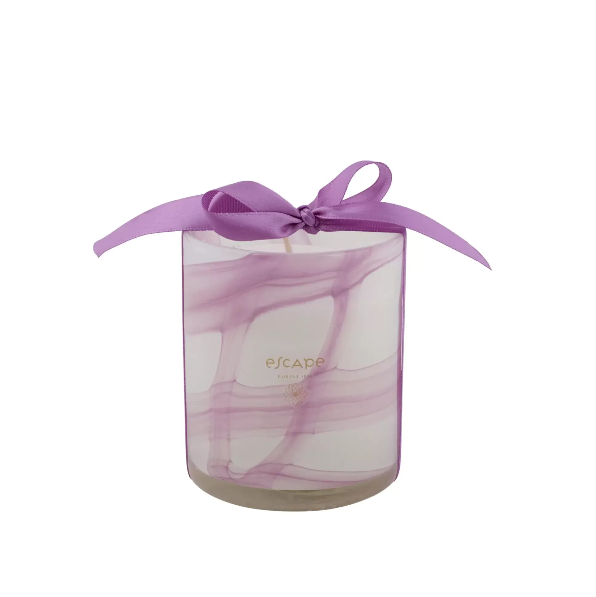 Escape Purple Iris Vela Perfumada En Vaso Morado Claro