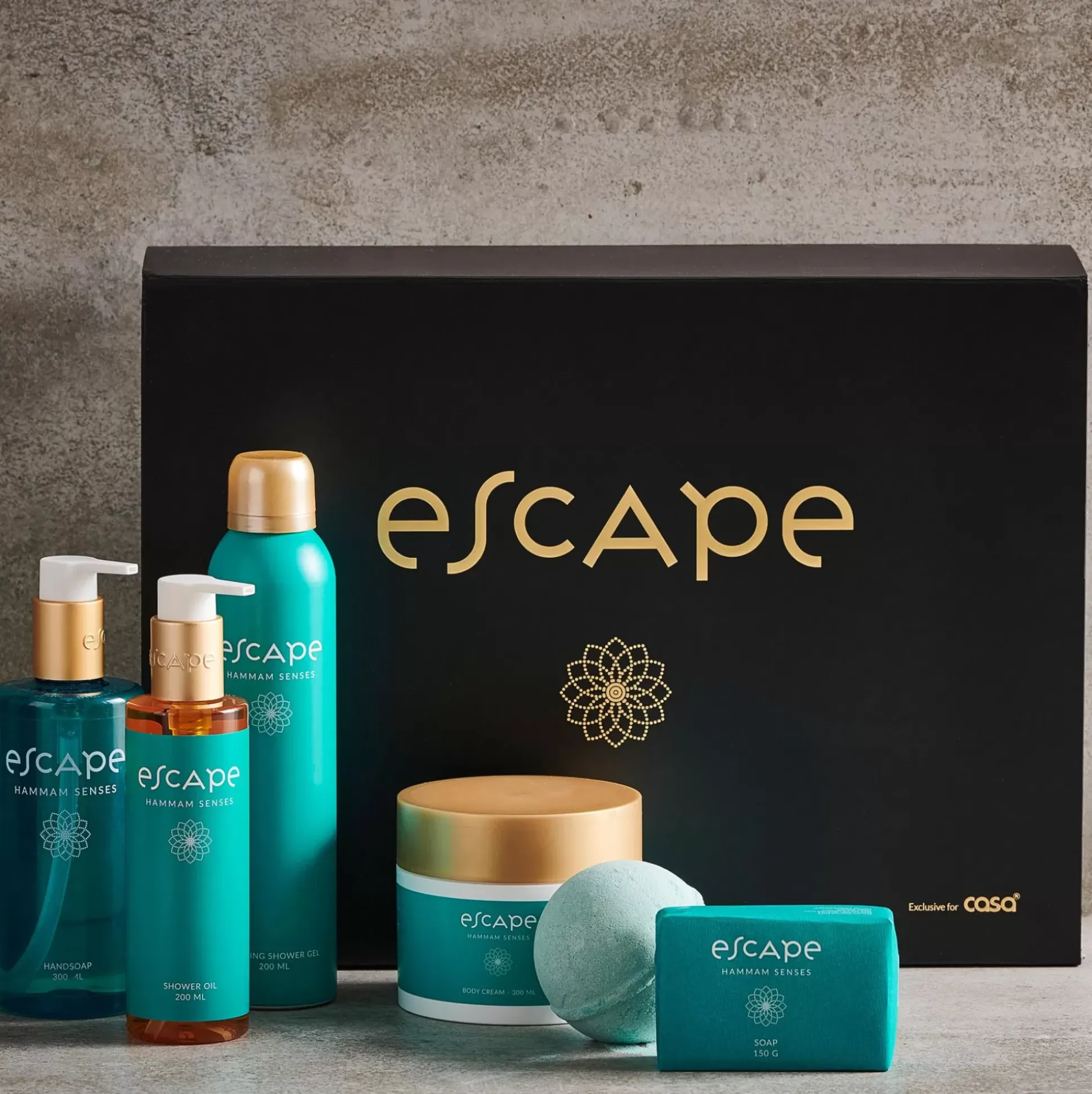 Escape Senses Jabon De Mano En Dispensador Turquesa