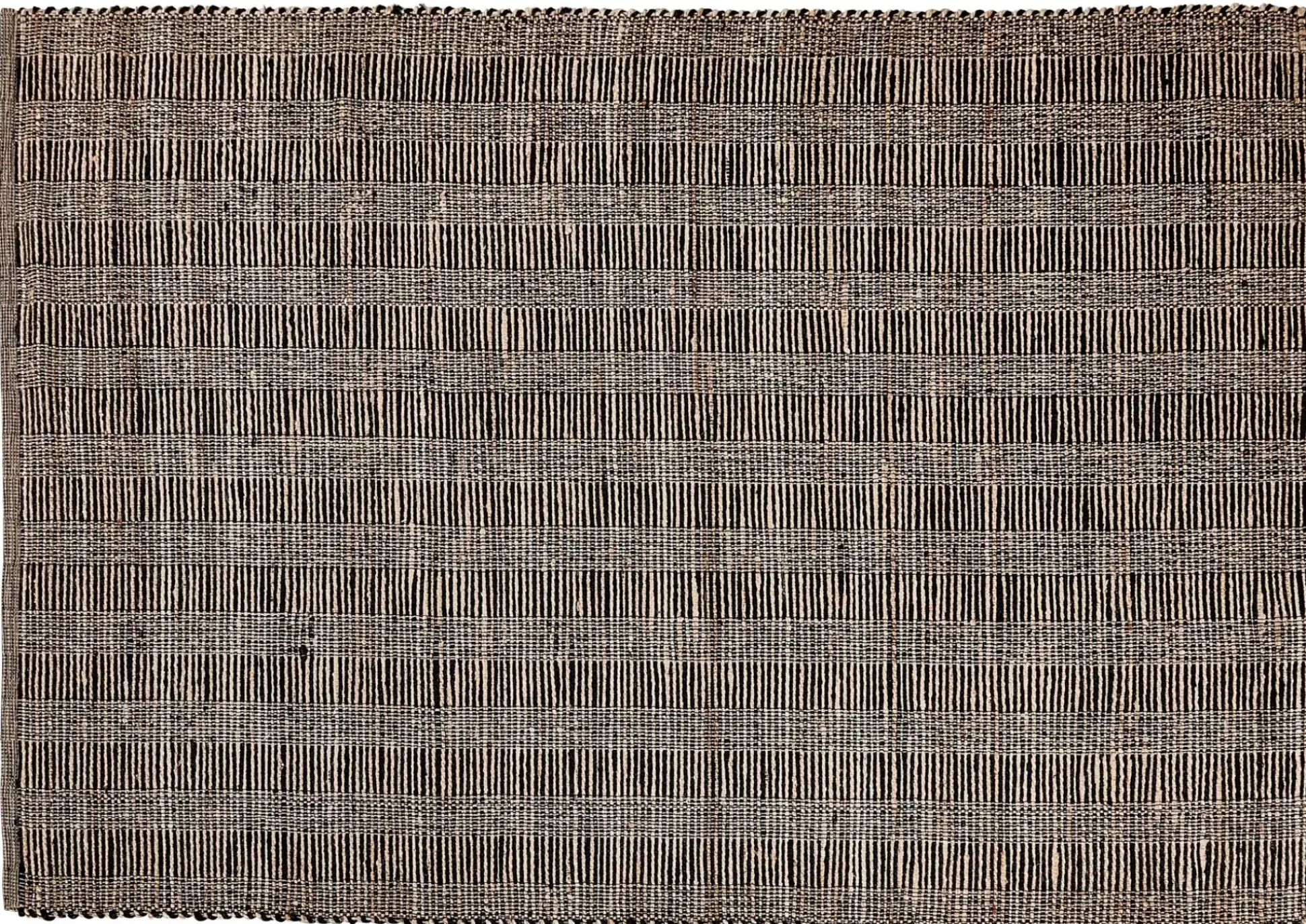 Ethnic Alfombra Negro, Natural
