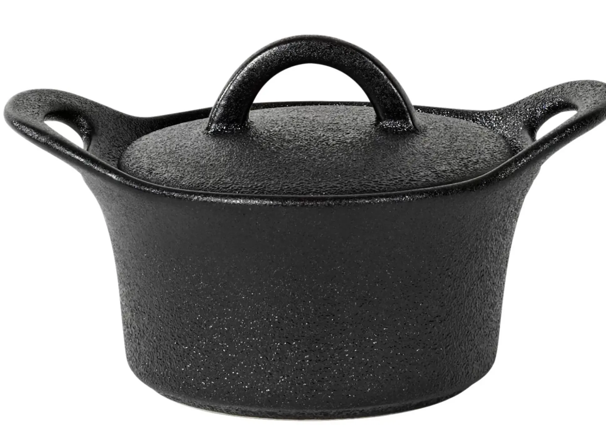 Fero Cazuela Para Horno Con Tapa Negro