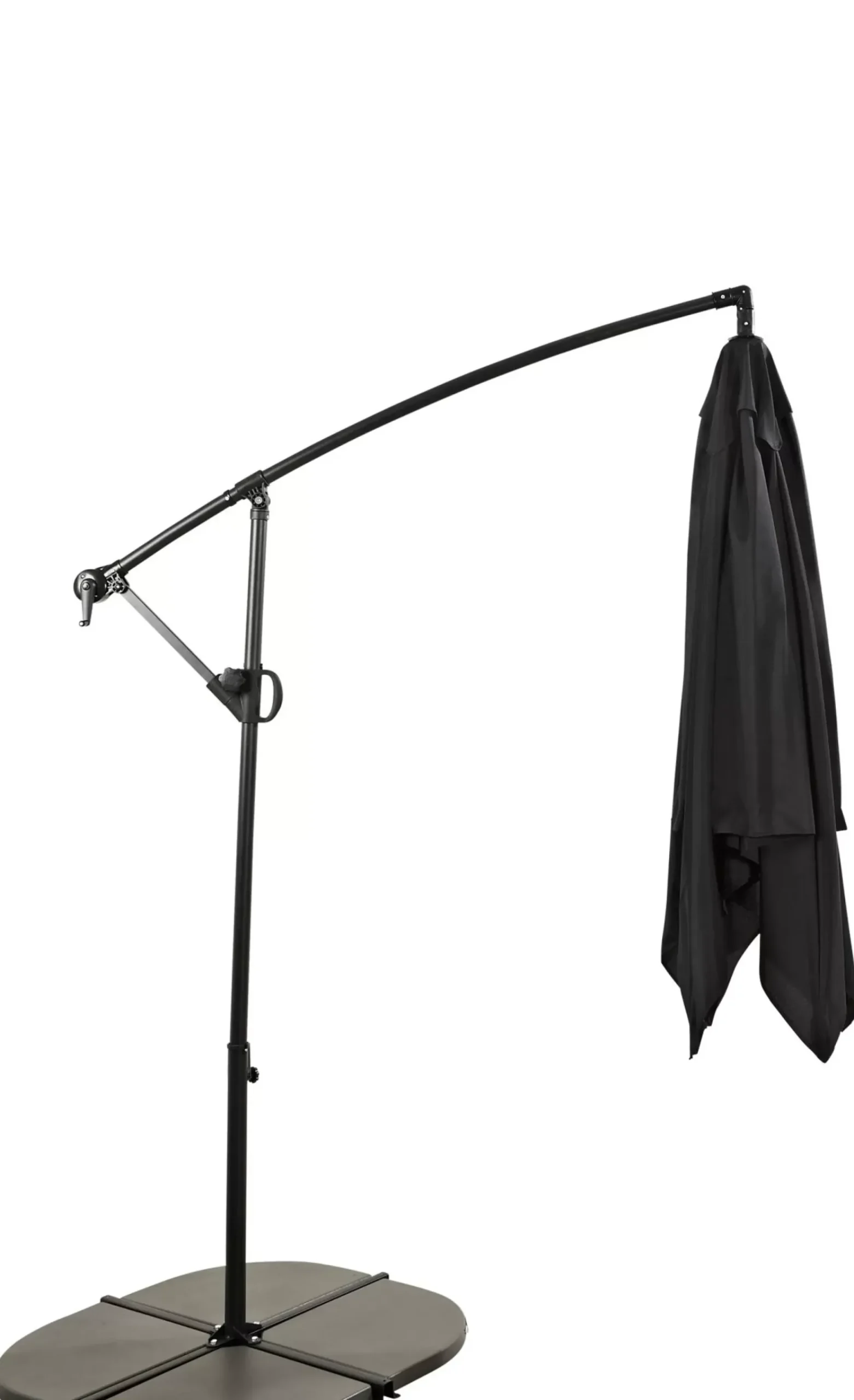 Fiji Parasol Colgante Sin Pie Negro