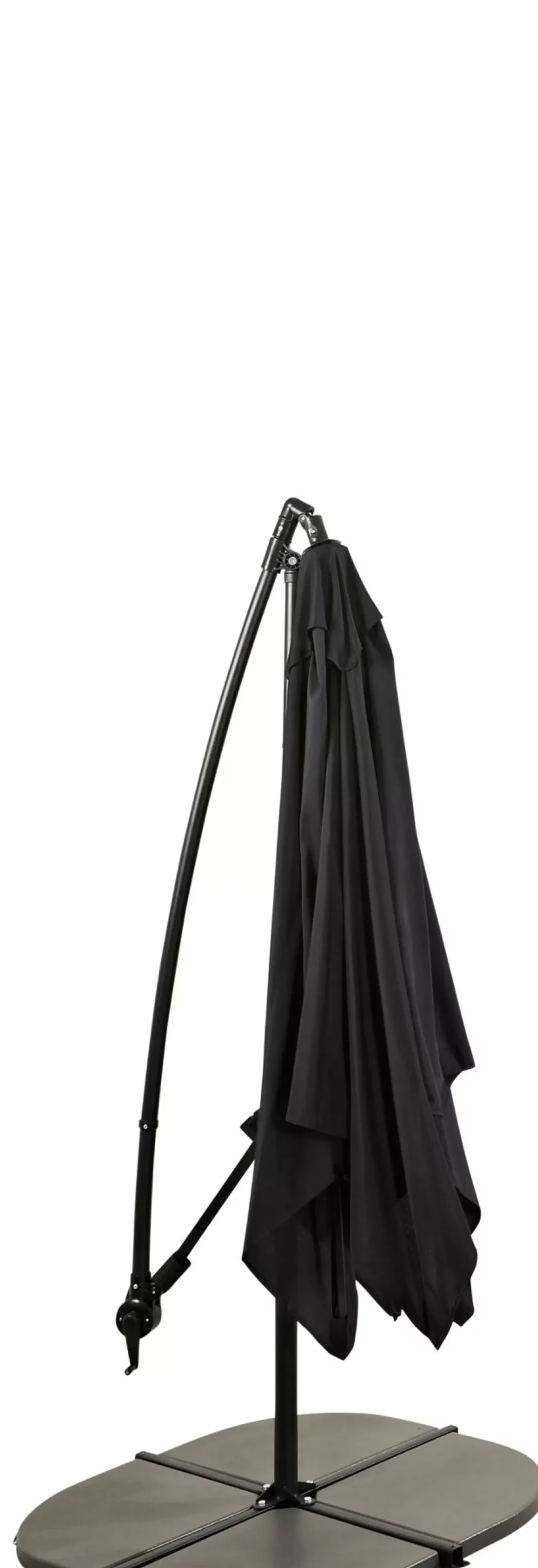 Fiji Parasol Colgante Sin Pie Negro