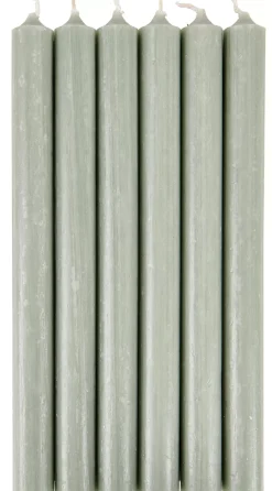 Fina Velas Juego De 6 Verde