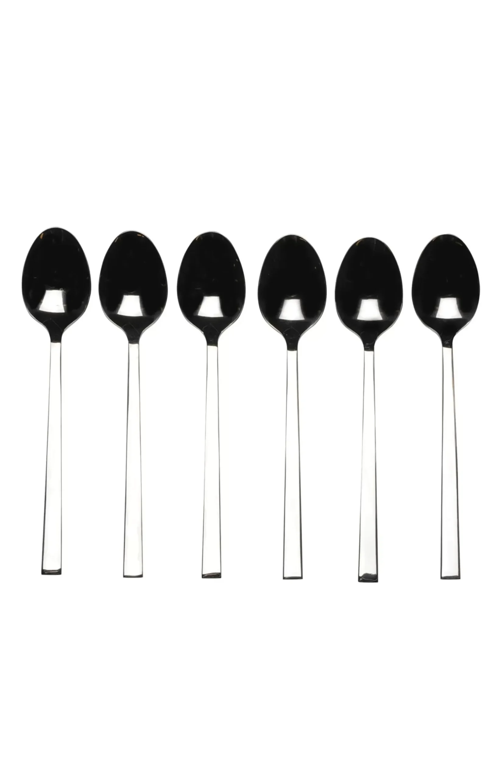 Fine Cucharillas De Cafe Juego De 6 Plateado