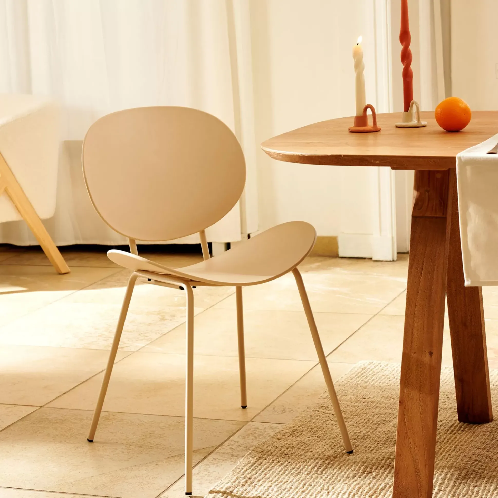 Finn Silla De Comedor Beis