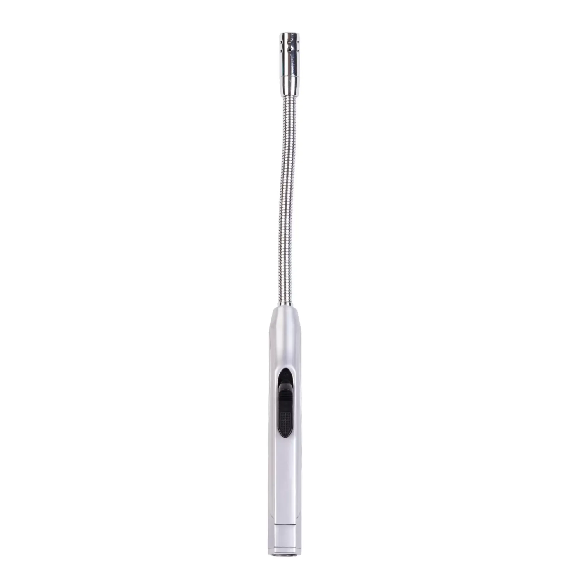 Flame Encendedor De Gas Flex Plateado
