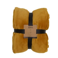 Flanella Manta Amarillo Oscuro