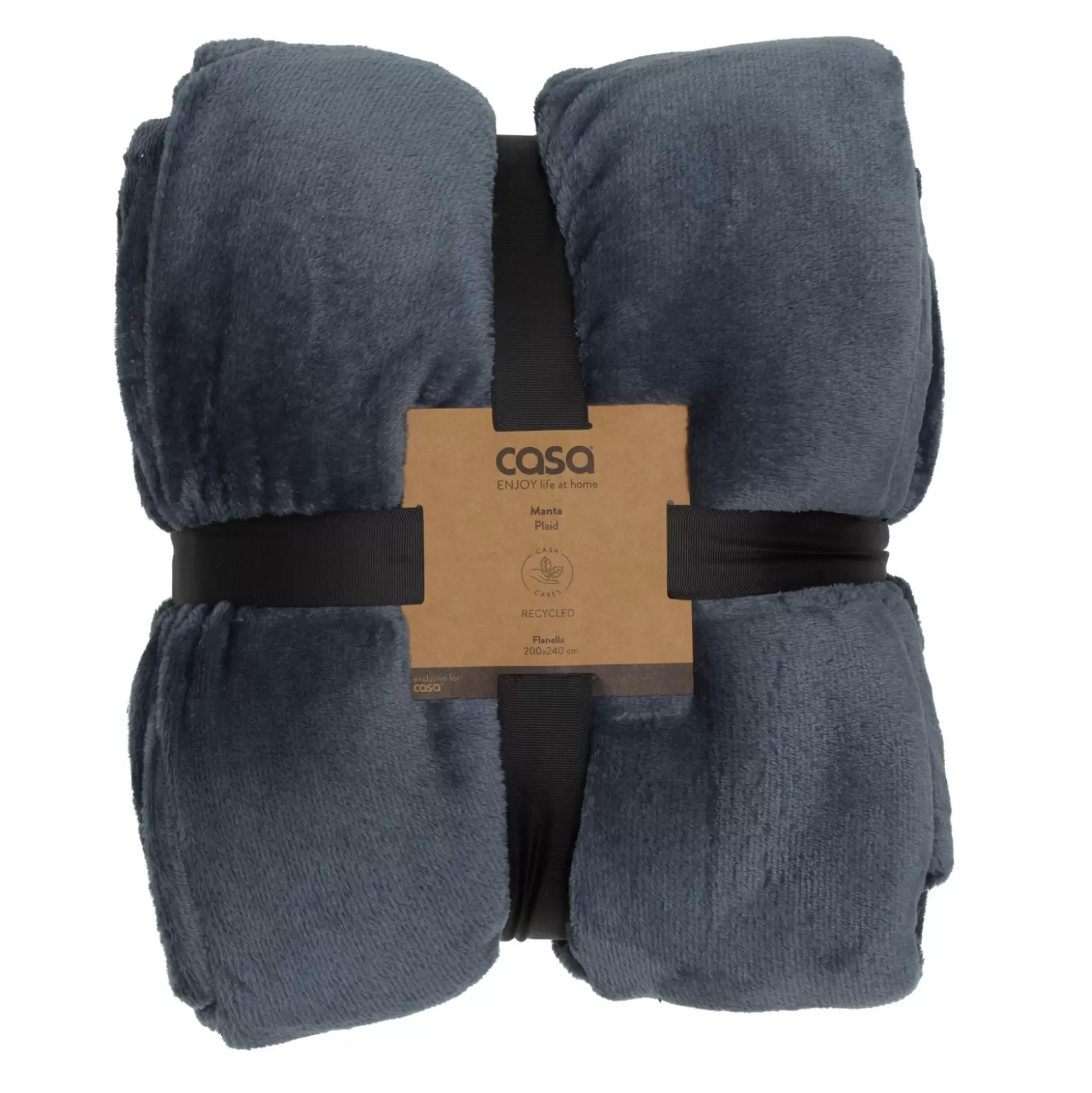 Flanella Manta Gris Oscuro