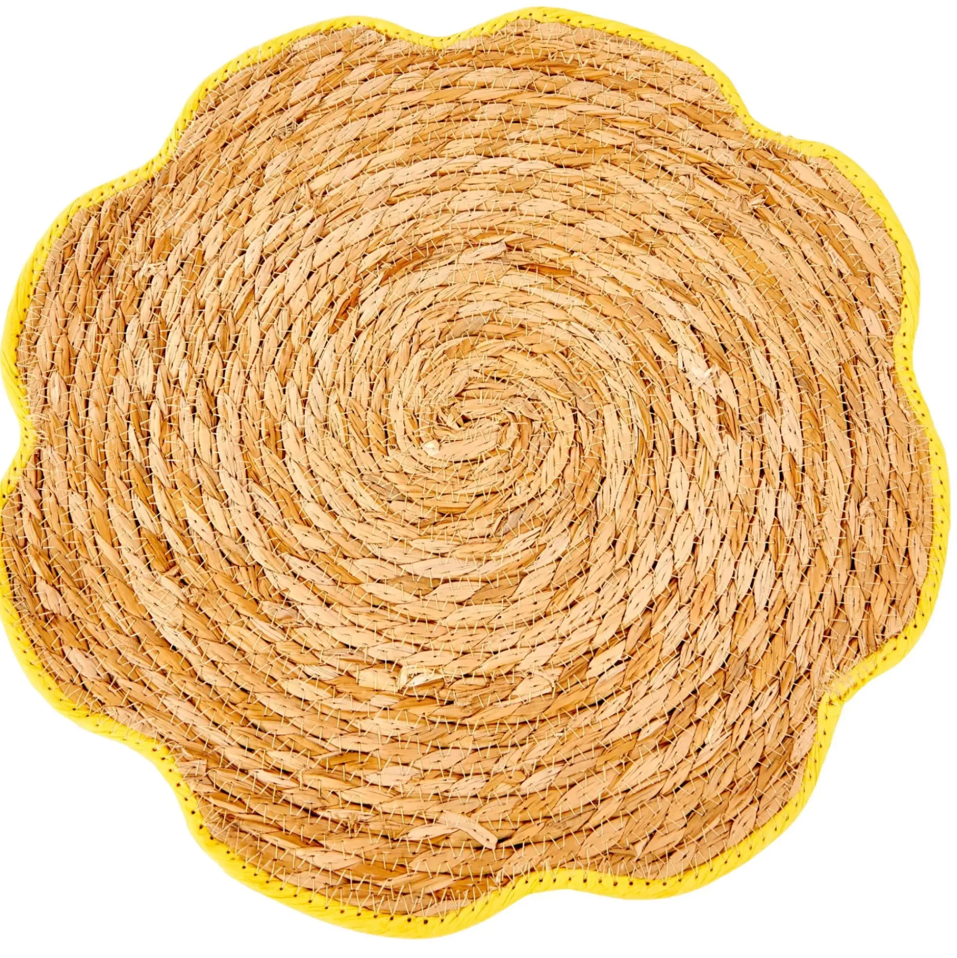 Flower Mantel Individual Amarillo Amarillo
