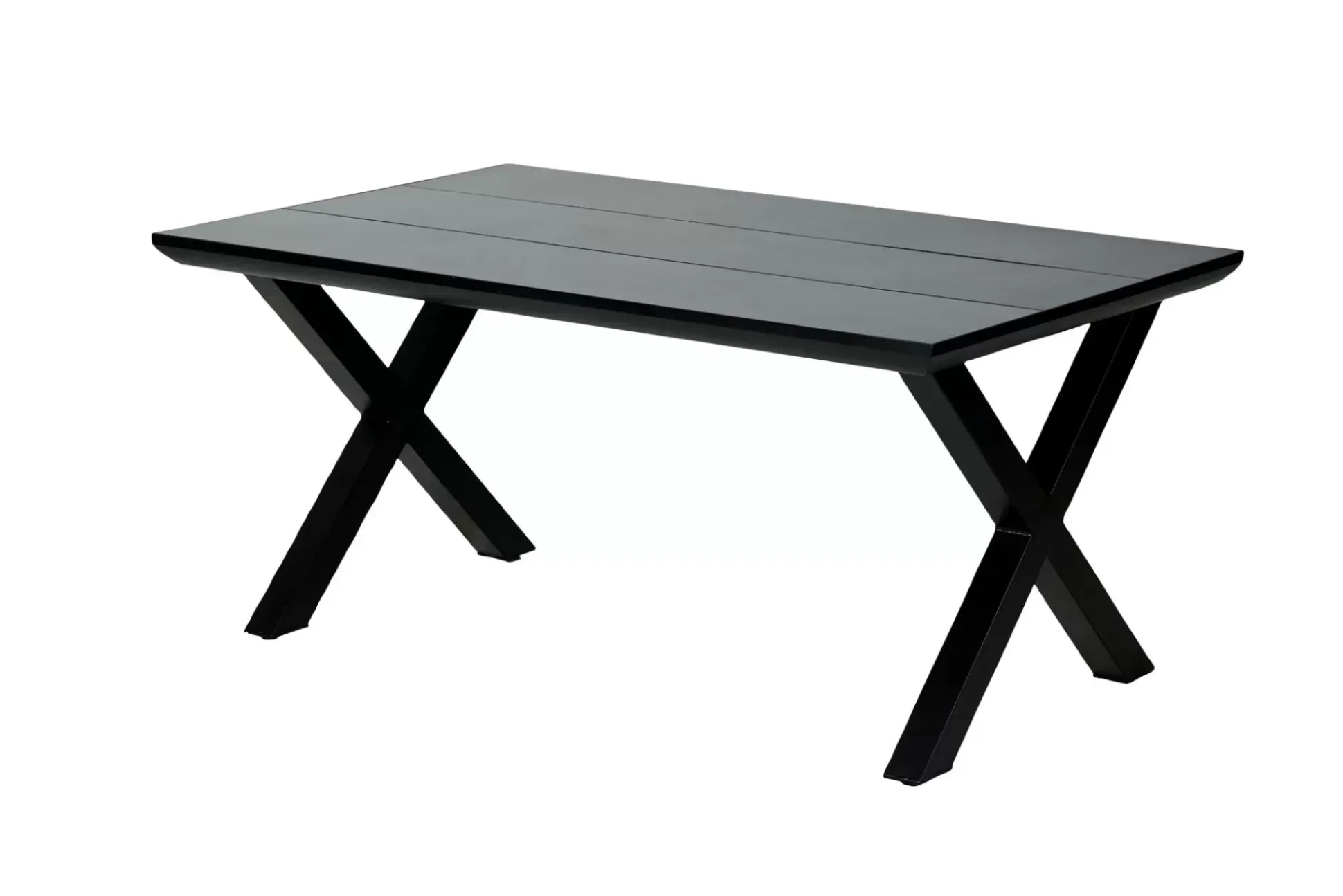 Formax Mesa De Jardín Con Patas En X Negro