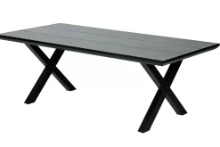 Formax Mesa De Jardín Con Patas En X Negro