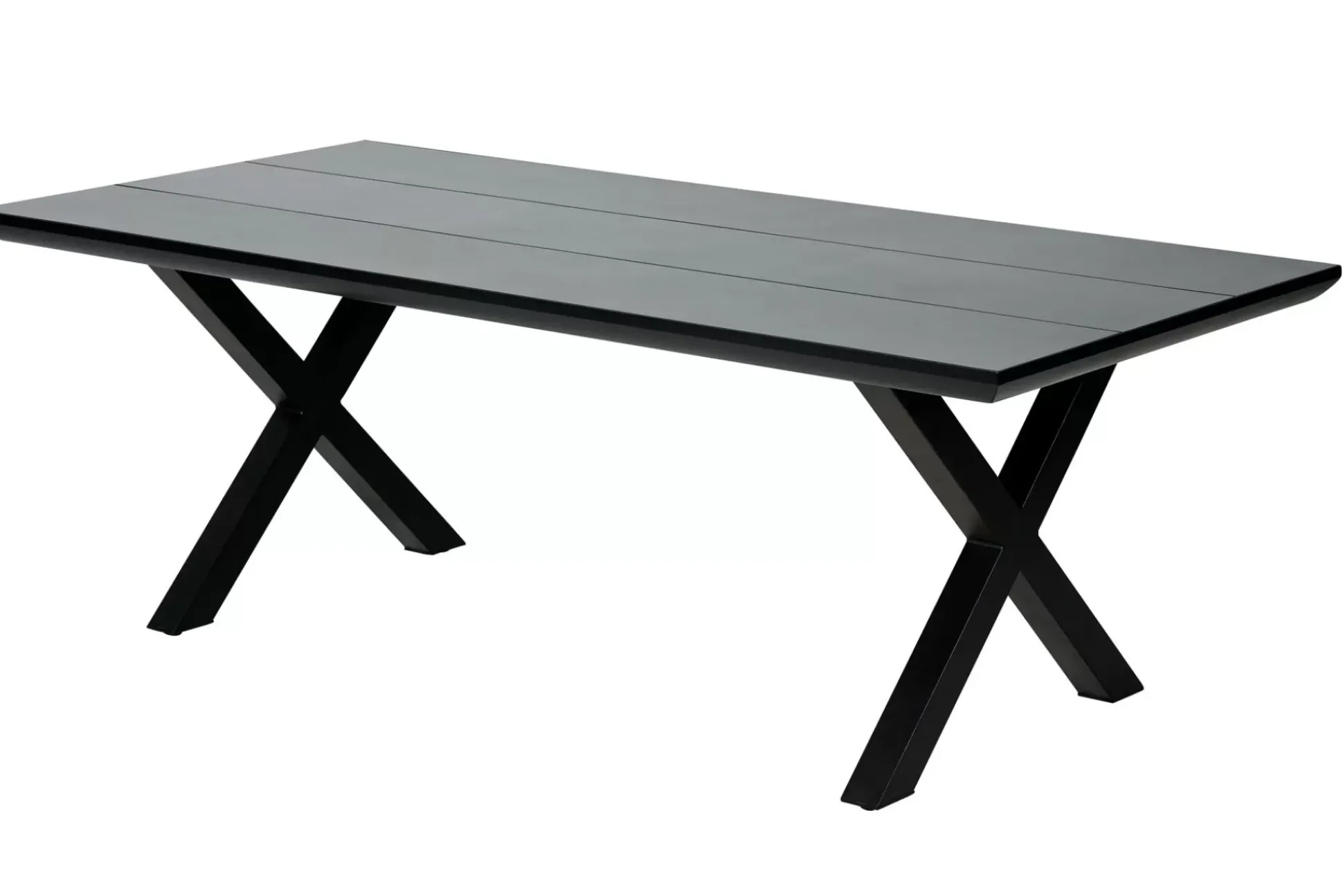 Formax Mesa De Jardín Con Patas En X Negro