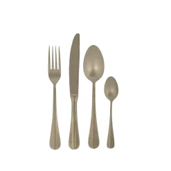 Grace Vintage Cubierto De 16 Piezas Gris