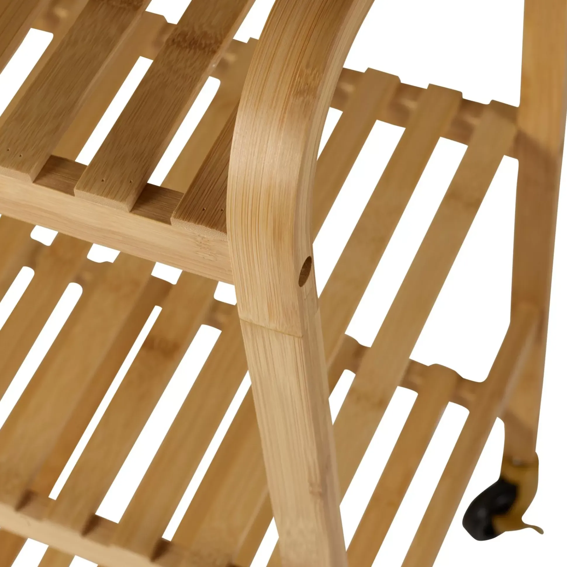 Helge Estanteria Con Rueda Natural
