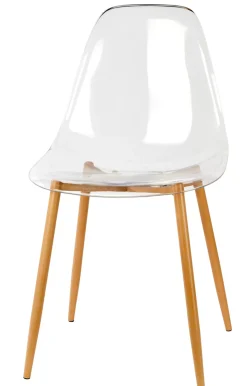 Ice Silla De Comedor Transparente, Natural