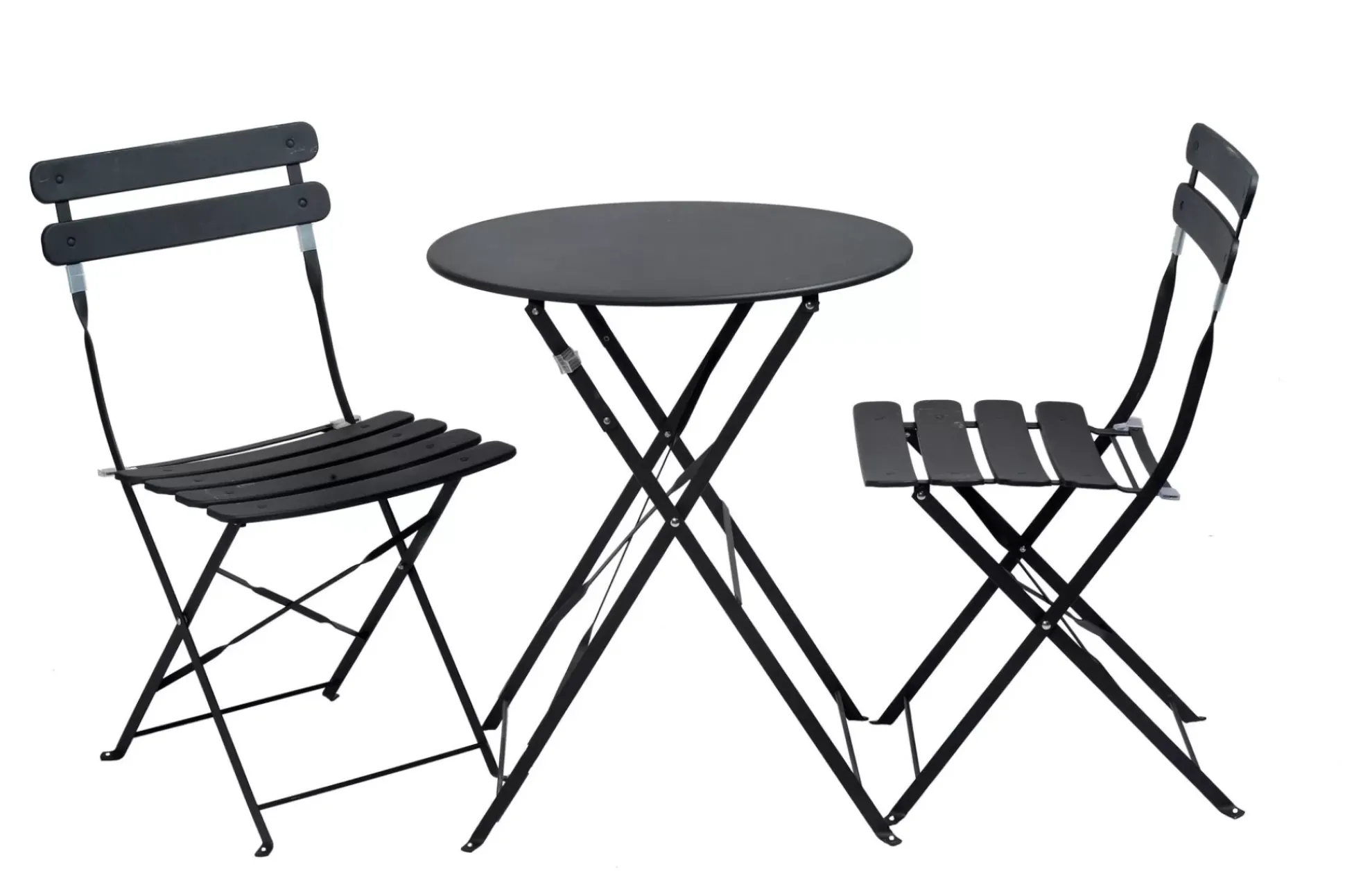 Imperial Conjunto Bistro Redondo Negro