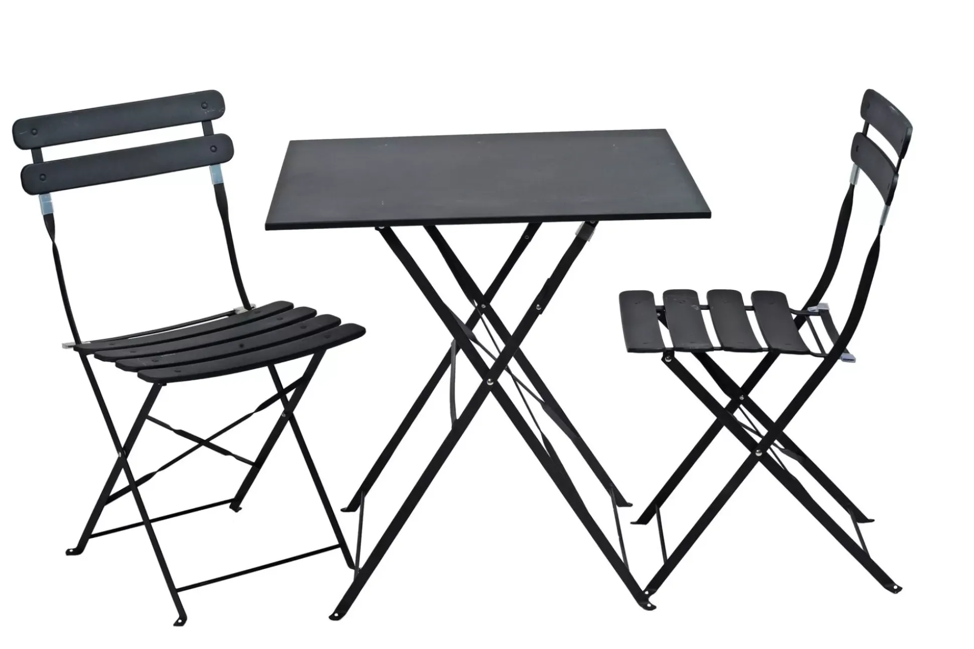Imperial Conjunto Bistro Cuadrado Negro