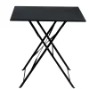 Imperial Mesa Plegable Cuadrado Negro