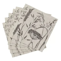 Lolium Beige Paquete De 20 Servilletas Beis