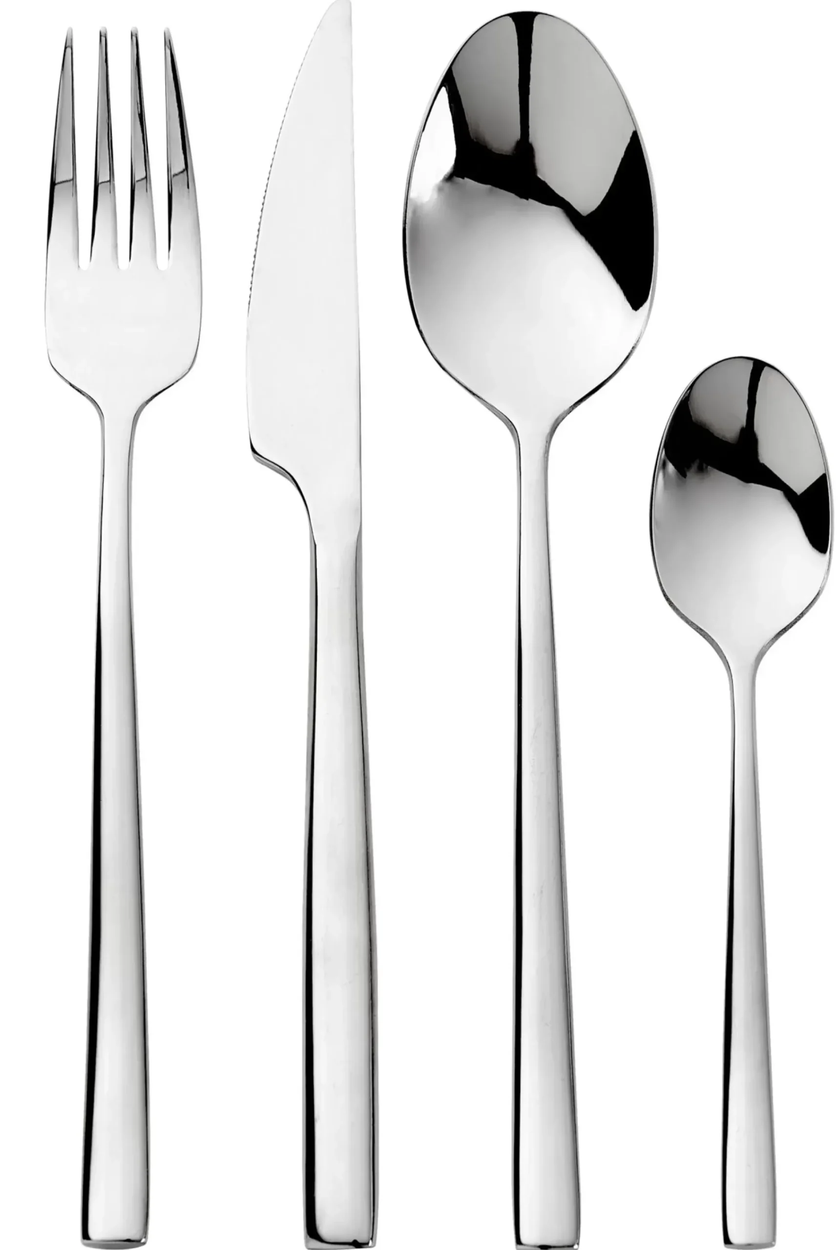 London Cubierto De 24 Piezas Plateado