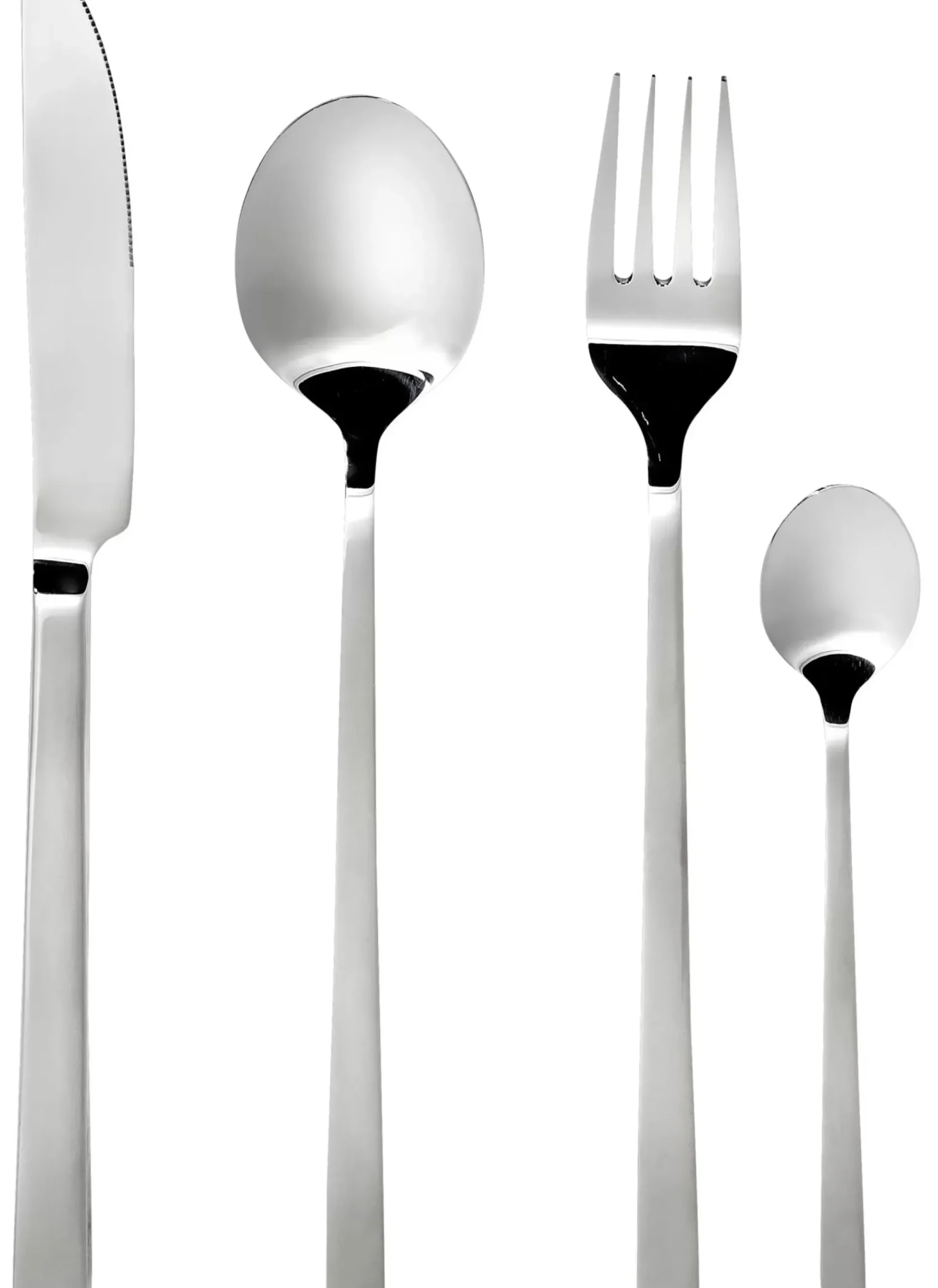 Lugano Cuberteria 16 Piezas Plateado