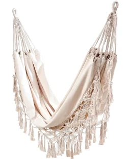 Macrame Hamaca Blanco Blanco Apagado