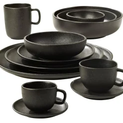 Magma Taza Y Plato Tacita Negro
