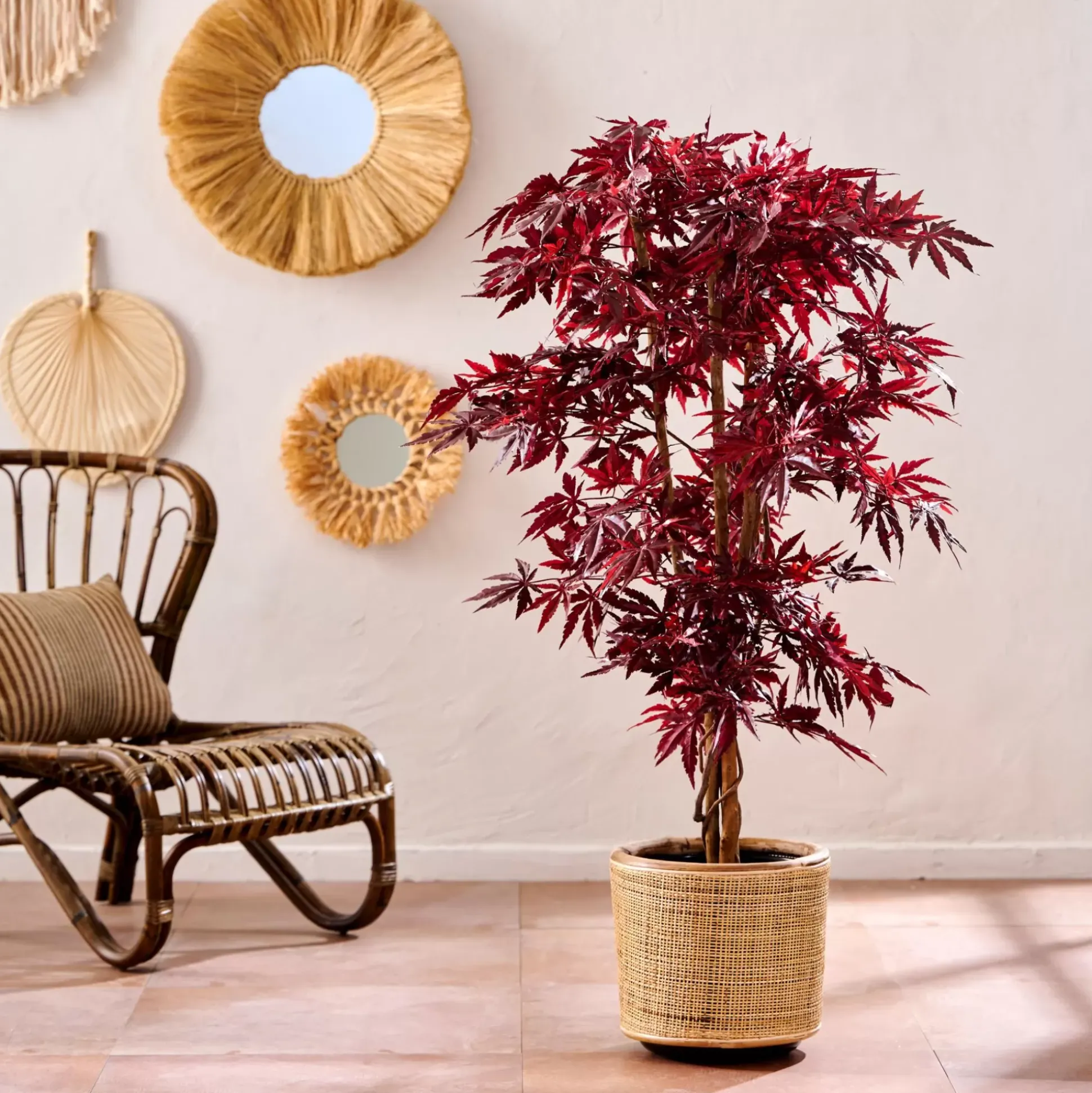 Maple Planta Artificial Varios Colores