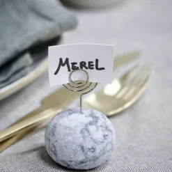 Marble Tarjetero Blanco