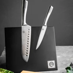 Masterchef Bloque P/ Cuchillos Magnetico Negro