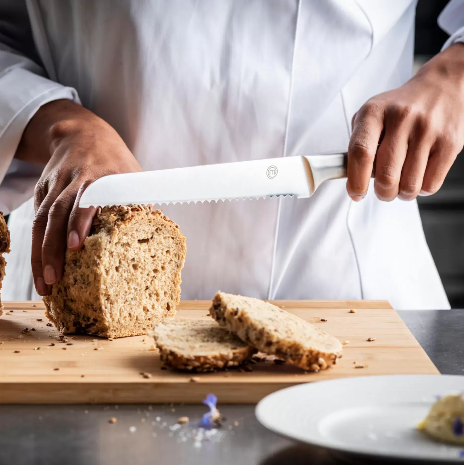 Masterchef Cuchillo De Pan Plateado