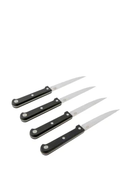 Masterchef Juego De 4 Cuchillos Carne Negro