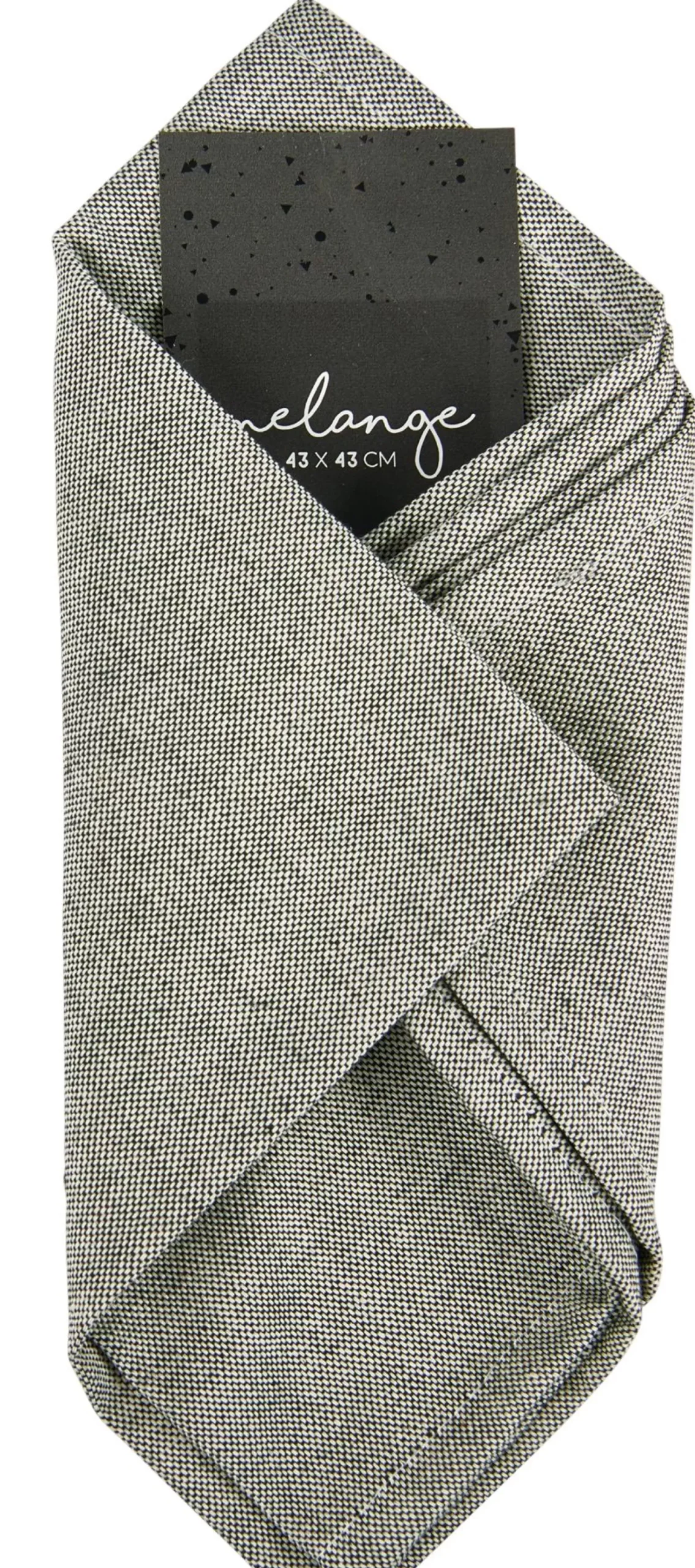 Melange Servilleta Negro