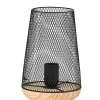 Mesh Lampara De Mesa Negro