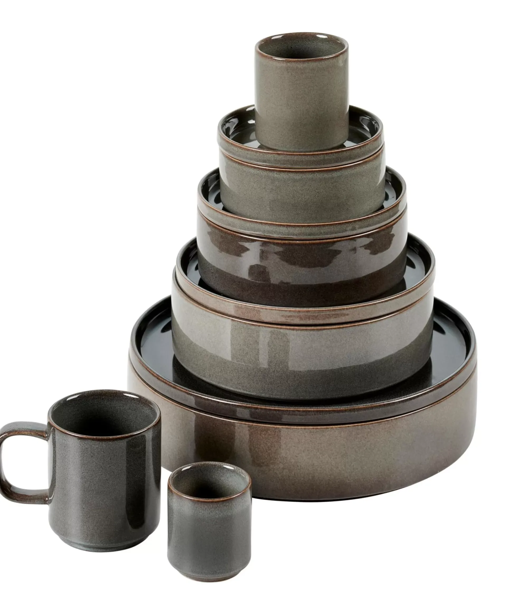 Mineral Graphite Taza Gris
