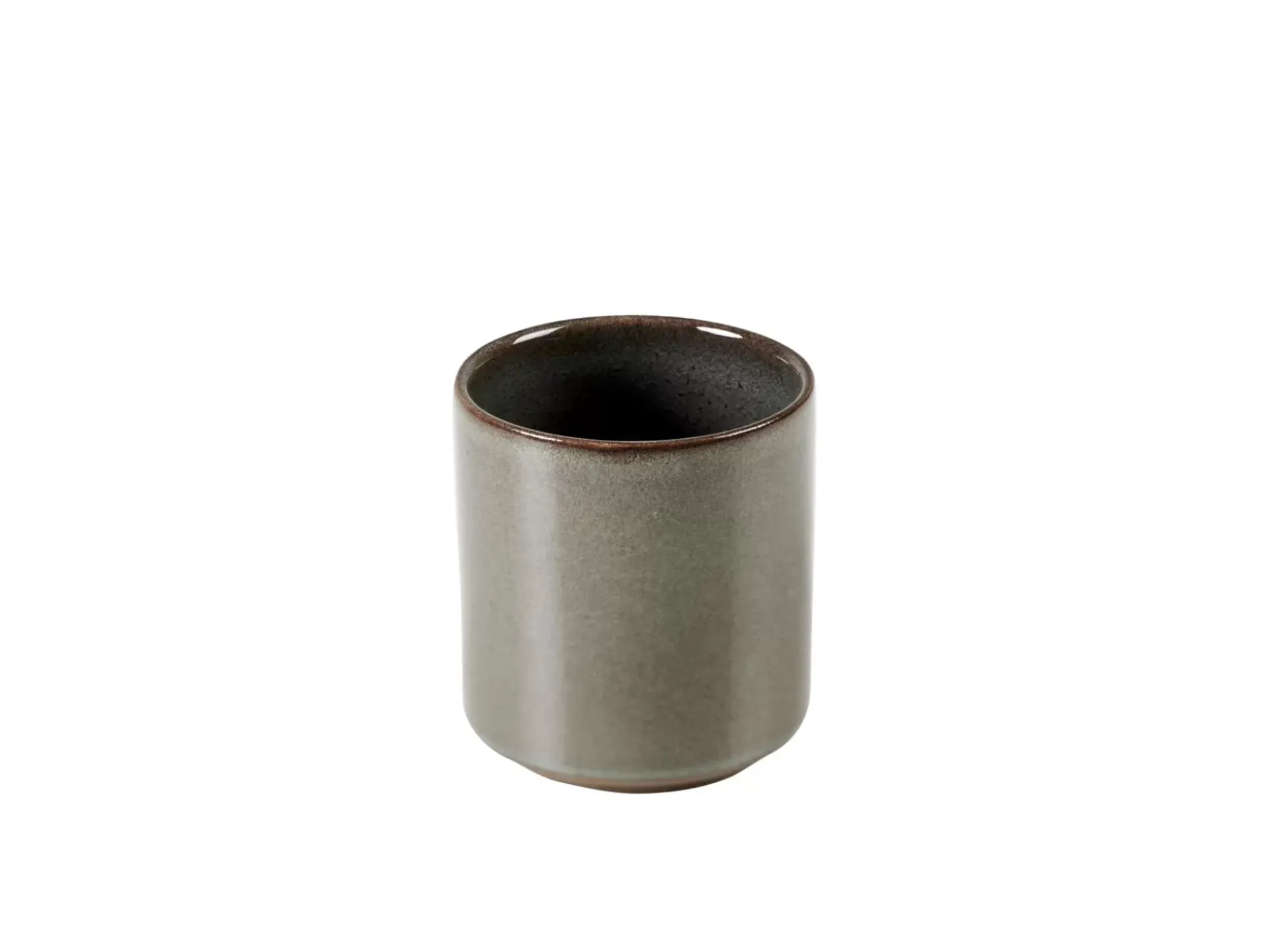 Mineral Graphite Taza Sin Asa Gris