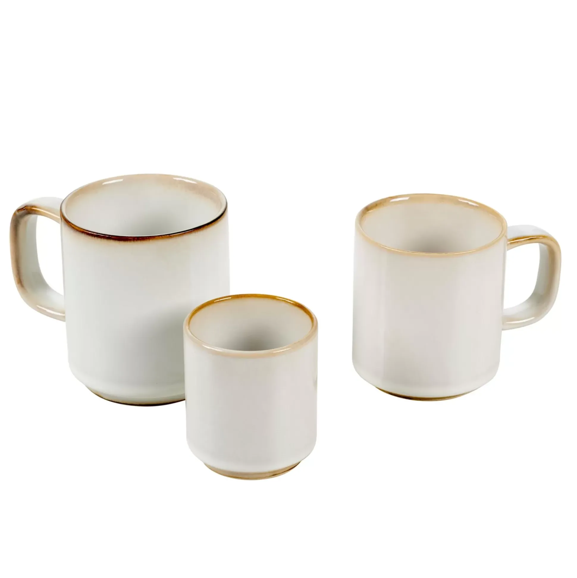 Mineral Marble Taza Con Asa Blanco