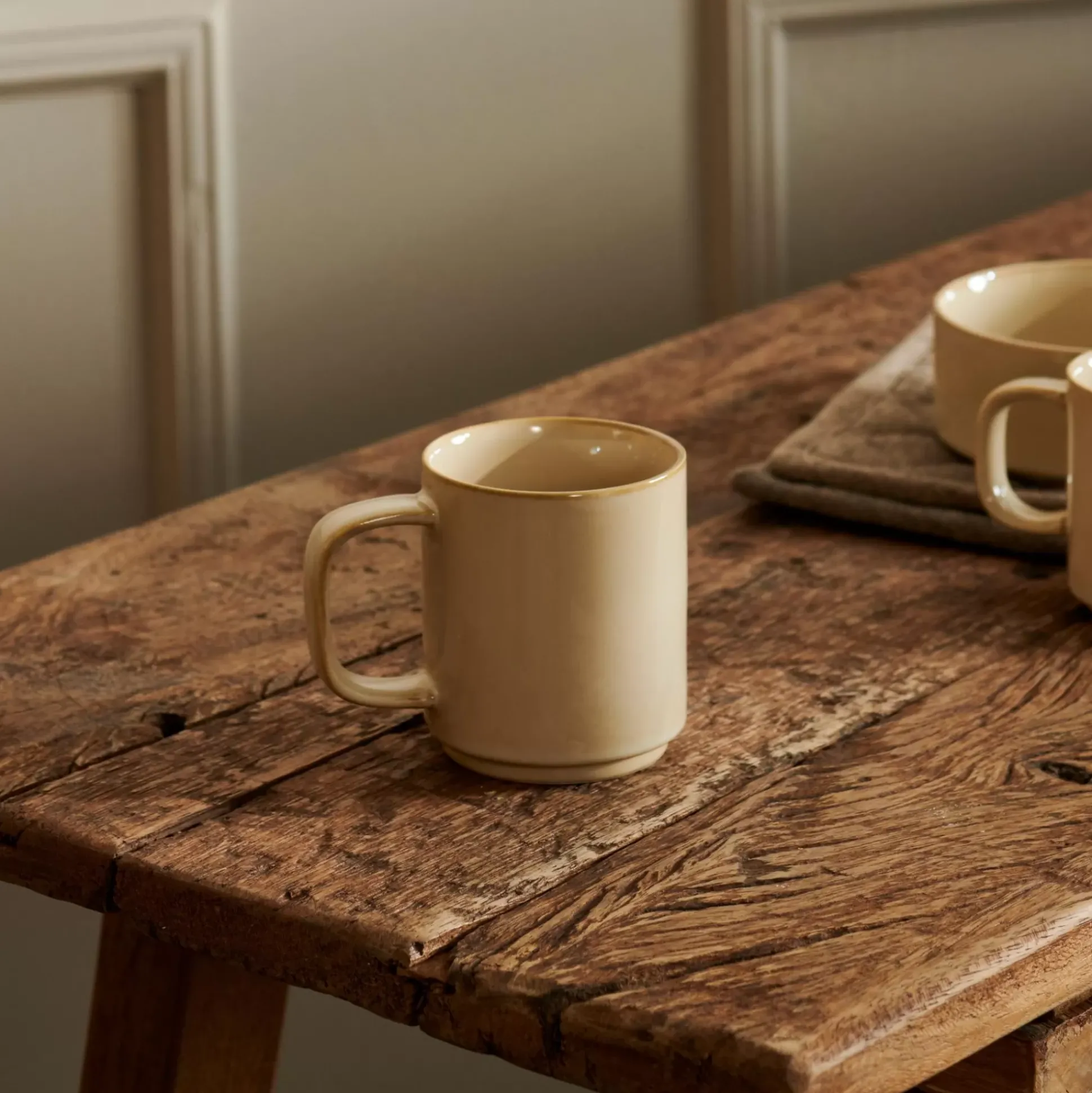 Mineral Sand Taza Con Asa Beis