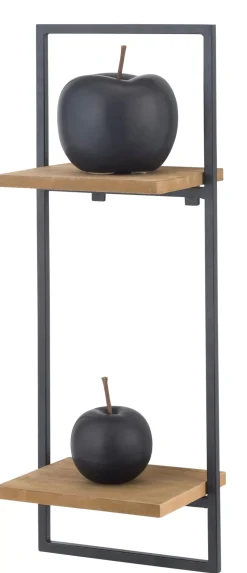 Mix&Match Estanteria De Pared Negro, Natural