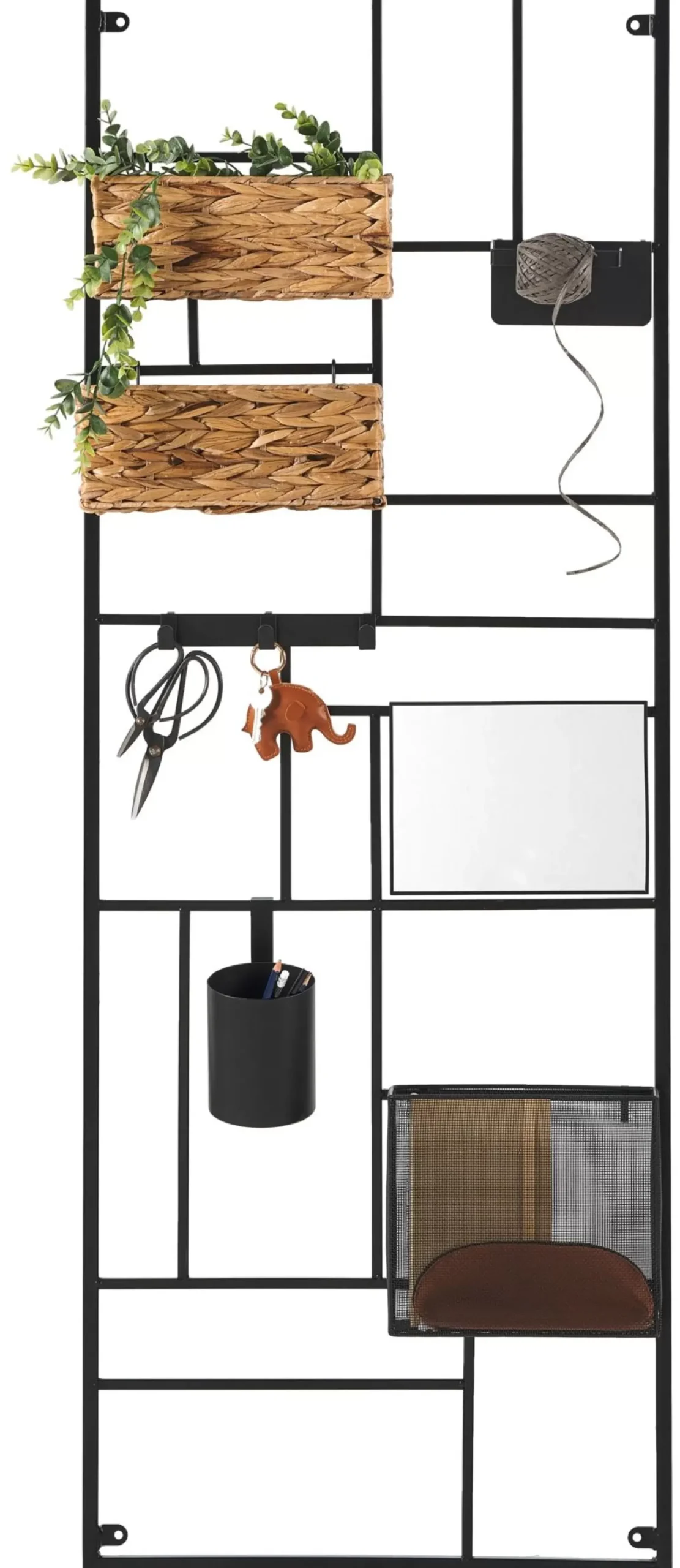 Modular Estanteria De Pared Negro