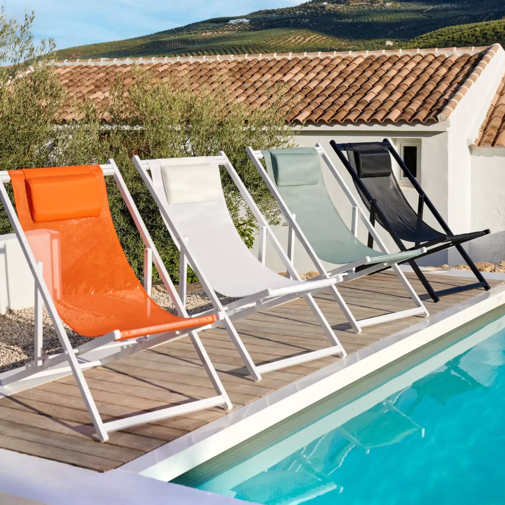 Monterey Silla Plegable Blanco
