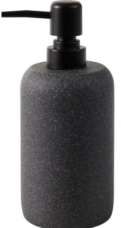 Moon Dispensador De Jabon Negro, Gris Oscuro