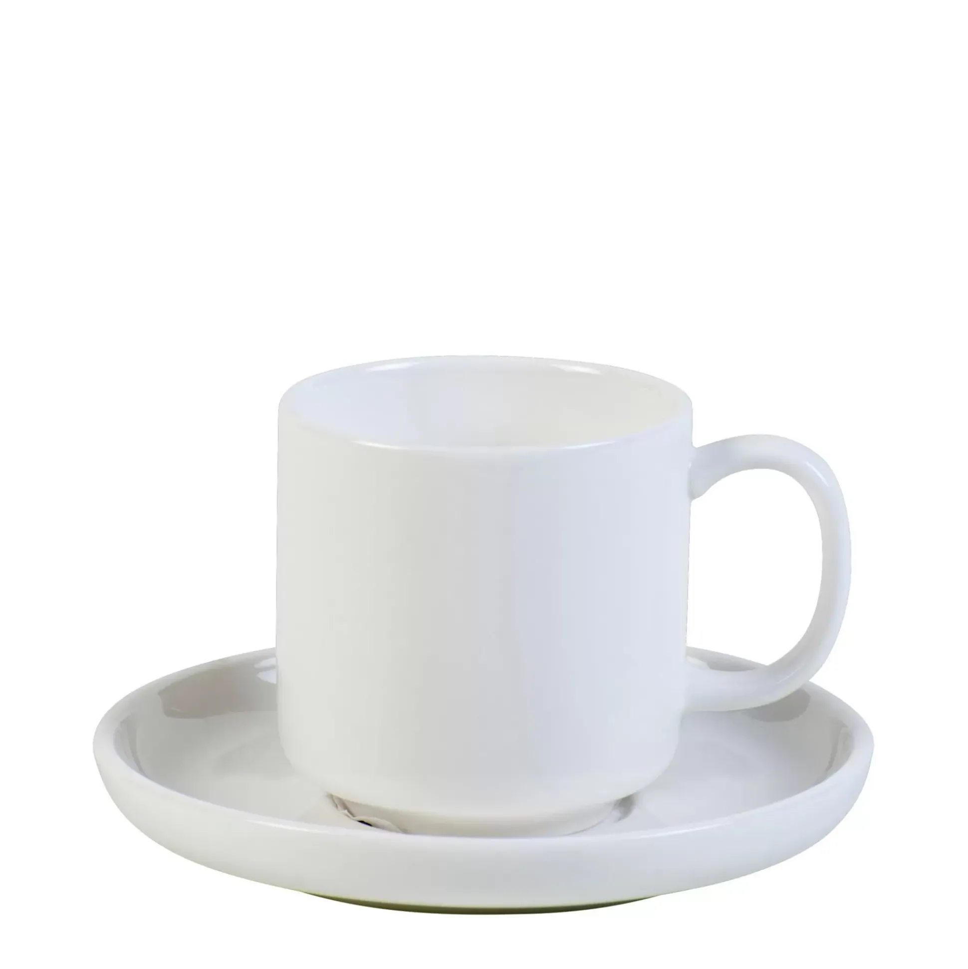 Moon Taza Y Plato Blanco