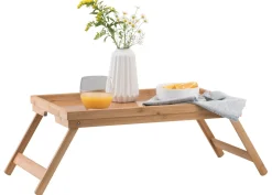 New Bamboo Bandeja De Cama Natural
