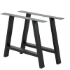 New Oak Patas De Mesa A Negro
