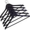 New Wood Perchas Juego De 5 Negro